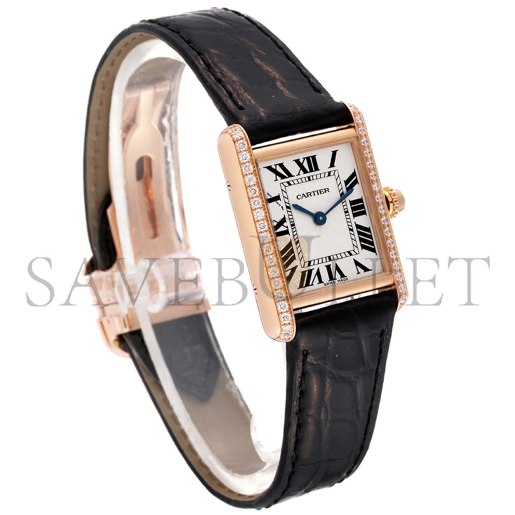ca*t*er tank l**is rose gold Di*m*nd ladies watch wjta0010
